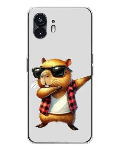Чехол для Nothing Phone 3 с картинкой «Капибара рэпер даб» Чехол для Nothing Phone 3 с картинкой «Капибара рэпер даб»