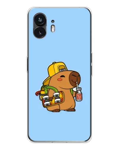 Чехол для Nothing Phone 3 с картинкой «Капибара на скейте» Чехол для Nothing Phone 3 с картинкой «Капибара на скейте»