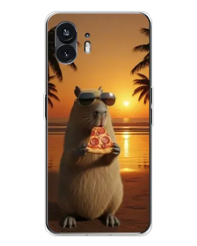 Чехол для Nothing Phone 3 с картинкой «Капибара с пиццей» Чехол для Nothing Phone 3 с картинкой «Капибара с пиццей»