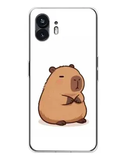 Чехол для Nothing Phone 3 с картинкой «Толстенькая капибара»