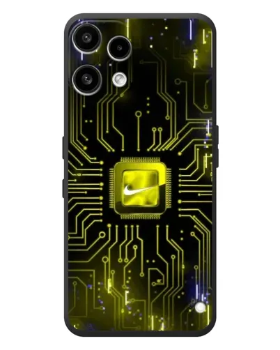 Чехол для Nothing Phone (3a) Lite с картинкой «Nike — золотая искра» Чехол для Nothing Phone (3a) Lite с картинкой «Nike — золотая искра»