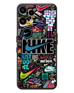 Чохол для Nothing Phone (3a) Lite з картинкою «Яскравий колаж Nike»