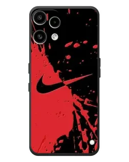 Чохол для Nothing Phone (3a) Lite з картинкою «Червоні бризки Nike»