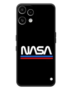 Чехол для Nothing Phone (3a) Lite с картинкой «NASA — классика Red Blue»