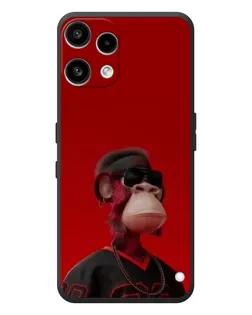 Чохол для Nothing Phone (3a) Lite з картинкою «Bored Ape в червоному»