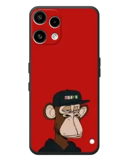 Чохол для Nothing Phone (3a) Lite з картинкою «Bored Ape — червоний фон»