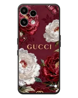 Чехол для Nothing Phone (3a) Lite с картинкой «Gucci — бордовые розы» Чехол для Nothing Phone (3a) Lite с картинкой «Gucci — бордовые розы»