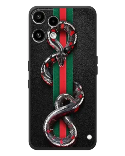 Чехол для Nothing Phone (3a) Lite с картинкой «Gucci — змея на полосе» Чехол для Nothing Phone (3a) Lite с картинкой «Gucci — змея на полосе»