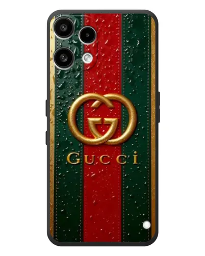 Чехол для Nothing Phone (3a) Lite с картинкой «Gucci — фирменная полоса и золото» Чехол для Nothing Phone (3a) Lite с картинкой «Gucci — фирменная полоса и золото»