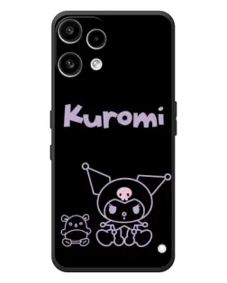 Чохол для Nothing Phone (3a) Lite з картинкою «Kuromi — чорний мінімалізм»