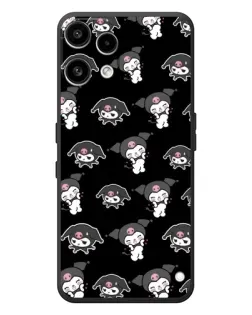 Чехол для Nothing Phone (3a) Lite с картинкой «Черный паттерн Kuromi» Чехол для Nothing Phone (3a) Lite с картинкой «Черный паттерн Kuromi»