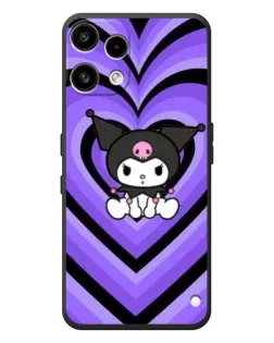 Чехол для Nothing Phone (3a) Lite с картинкой «Kuromi и фиолетовые сердца» Чехол для Nothing Phone (3a) Lite с картинкой «Kuromi и фиолетовые сердца»