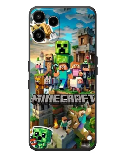 Чехол для Nothing Phone (3a) Lite с картинкой «Замок Minecraft»