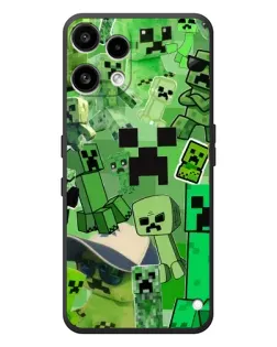 Чохол для Nothing Phone (3a) Lite з картинкою «Кріпери Minecraft»