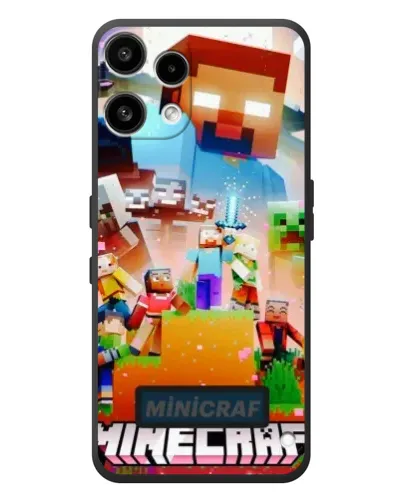 Чехол для Nothing Phone (3a) Lite с картинкой «Minecraft герои игры»