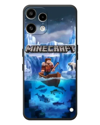 Чехол для Nothing Phone (3a) Lite с картинкой «Minecraft ледяной мир»