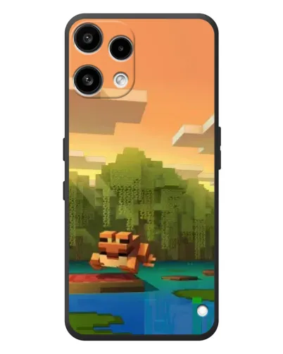 Чехол для Nothing Phone (3a) Lite с картинкой «Майнкрафт закат солнца»