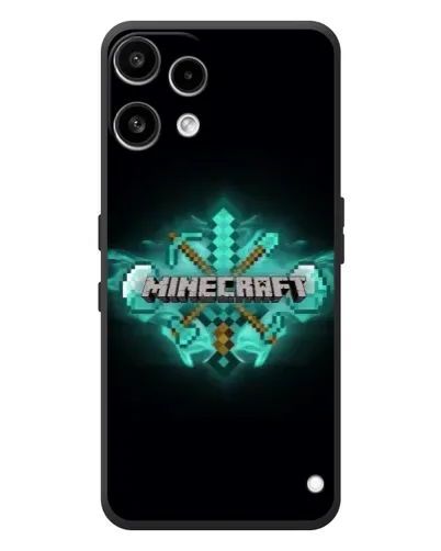 Чехол для Nothing Phone (3a) Lite с картинкой «Minecraft Diamond лого»