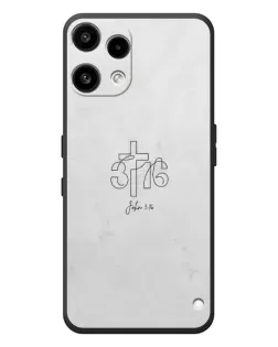 Чехол для Nothing Phone (3a) Lite с картинкой «Иоанна 3:16 Крест» Чехол для Nothing Phone (3a) Lite с картинкой «Иоанна 3:16 Крест»