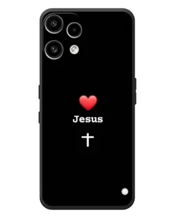 Чехол для Nothing Phone (3a) Lite с картинкой «Сердце - Jesus» Чехол для Nothing Phone (3a) Lite с картинкой «Сердце - Jesus»