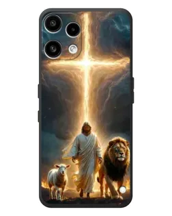 Чехол для Nothing Phone (3a) Lite с картинкой «Лев Иуды и Свет» Чехол для Nothing Phone (3a) Lite с картинкой «Лев Иуды и Свет»