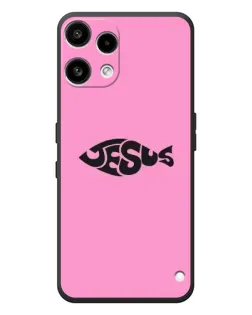 Чехол для Nothing Phone (3a) Lite с картинкой «Розовый символ  Jesus»