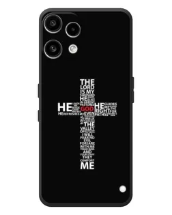 Чехол для Nothing Phone (3a) Lite с картинкой «Текстовый крест» Чехол для Nothing Phone (3a) Lite с картинкой «Текстовый крест»