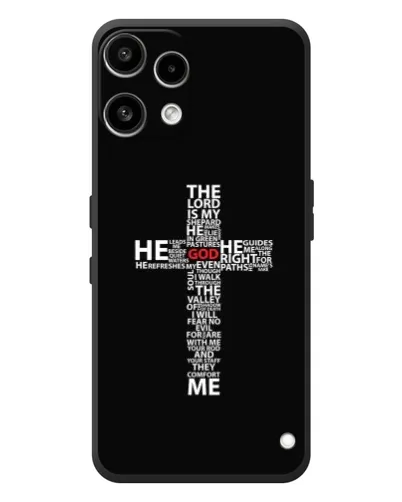 Чехол для Nothing Phone (3a) Lite с картинкой «Текстовый крест» Чехол для Nothing Phone (3a) Lite с картинкой «Текстовый крест»