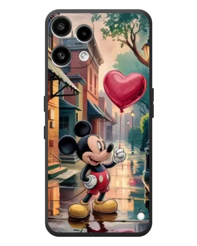Чехол для Nothing Phone (3a) Lite с картинкой «Микки и шарик-сердце» Чехол для Nothing Phone (3a) Lite с картинкой «Микки и шарик-сердце»
