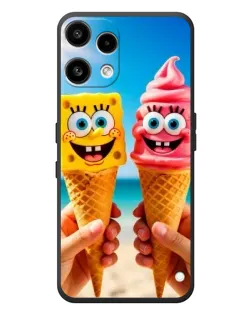Чехол для Nothing Phone (3a) Lite с картинкой «Спанч Боб мороженое»