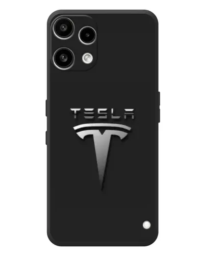 Чехол для Nothing Phone (3a) Lite с картинкой «Стальной логотип Tesla» Чехол для Nothing Phone (3a) Lite с картинкой «Стальной логотип Tesla»