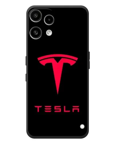 Чехол для Nothing Phone (3a) Lite с картинкой «Tesla Red Logo» Чехол для Nothing Phone (3a) Lite с картинкой «Tesla Red Logo»