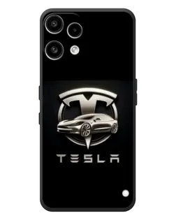 Чохол для Nothing Phone (3a) Lite з картинкою «Tesla — срібне авто» Чохол для Nothing Phone (3a) Lite з картинкою «Tesla — срібне авто»