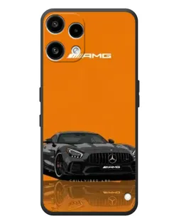 Чехол для Nothing Phone (3a) Lite с картинкой «Оранжевый Mercedes AMG»
