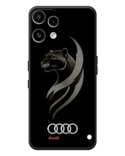 Чехол для Nothing Phone (3a) Lite с картинкой «Графика — пантера и Audi»