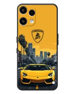 Чехол для Nothing Phone (3a) Lite с картинкой «Желтый Lamborghini город» Чехол для Nothing Phone (3a) Lite с картинкой «Желтый Lamborghini город»