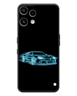 Чехол для Nothing Phone (3a) Lite с картинкой «Неоновый контур Lamborghini» Чехол для Nothing Phone (3a) Lite с картинкой «Неоновый контур Lamborghini»