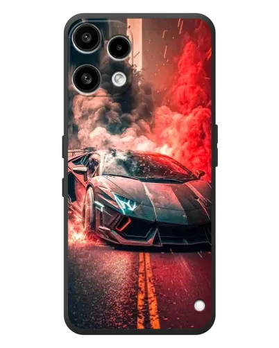 Чехол для Nothing Phone (3a) Lite с картинкой «Lamborghini красный дым»