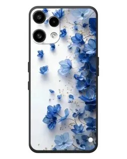 Чехол для Nothing Phone (3a) Lite с картинкой «Голубой цветочный каскад» Чехол для Nothing Phone (3a) Lite с картинкой «Голубой цветочный каскад»