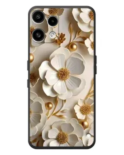 Чехол для Nothing Phone (3a) Lite с картинкой «Белие бумажние цвети» Чехол для Nothing Phone (3a) Lite с картинкой «Белие бумажние цвети»