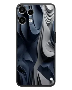 Чехол для Nothing Phone (3a) Lite с картинкой «Объемные синие складки» Чехол для Nothing Phone (3a) Lite с картинкой «Объемные синие складки»