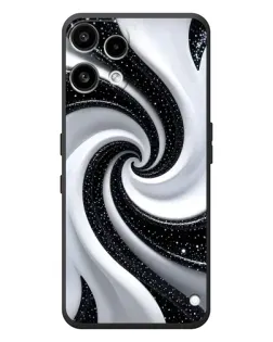 Чехол для Nothing Phone (3a) Lite с картинкой «Черно-белая спираль» Чехол для Nothing Phone (3a) Lite с картинкой «Черно-белая спираль»