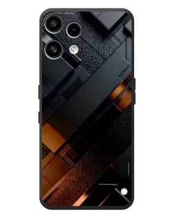 Чехол для Nothing Phone (3a) Lite с картинкой «Черные геометрические блоки»