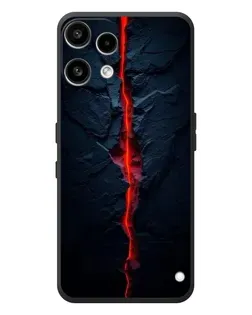 Чехол для Nothing Phone (3a) Lite с картинкой «Kрасная лавовая трещина»
