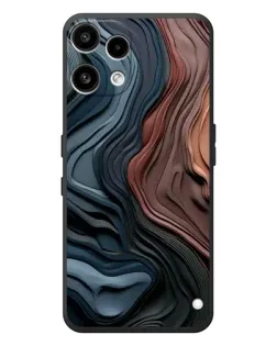 Чехол для Nothing Phone (3a) Lite с картинкой «Цветные волны каньона»