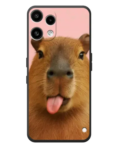 Чехол для Nothing Phone (3a) Lite с картинкой «Капибара с языком»