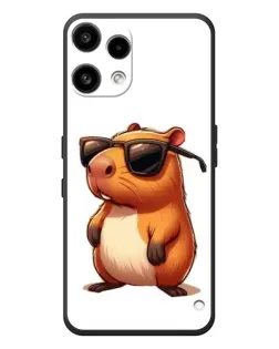 Чохол для Nothing Phone (3a) Lite з картинкою «Капібара в окулярах»
