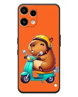 Чохол для Nothing Phone (3a) Lite з картинкою «Капібара на скутері»