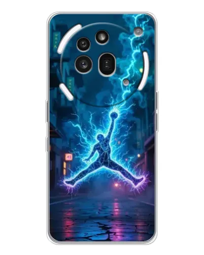 Чехол для Nothing Phone (3a) Pro с картинкой «Jordan Gold Jumpman»