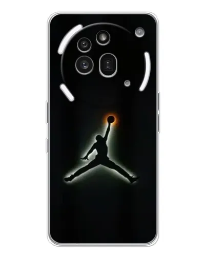 Чехол для Nothing Phone (3a) Pro с картинкой «Jordan Gradient Logo»